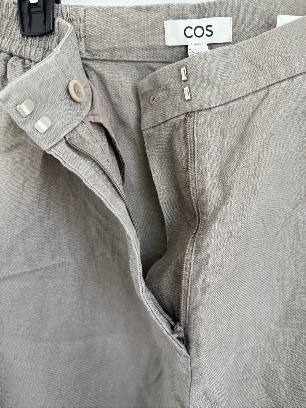 Cos Wide Leg Tailored Linen Pants
